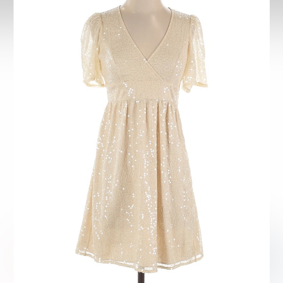 green emerald velvet dress Betsey Johnson Sequin Cocktail Dress